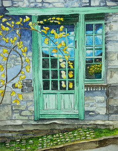 "Glass Reflections" Original Watercolor