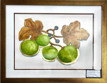 "Frosted Peridot Cluster" ~ Original Watercolor